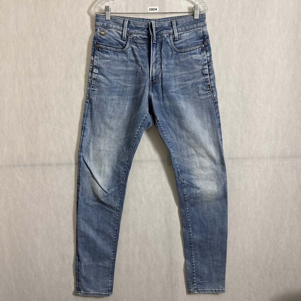 G-Star Raw Men's Size 31x34 Blue Denim D-Staq 3D Slim Jeans